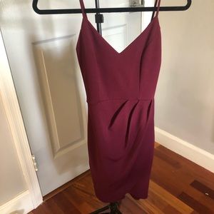 LULUS plum purple dress